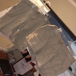 aeropostale school shorts and short khaki shorts